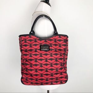 Lulu Guinness Lips Tote Shoulder Bag.